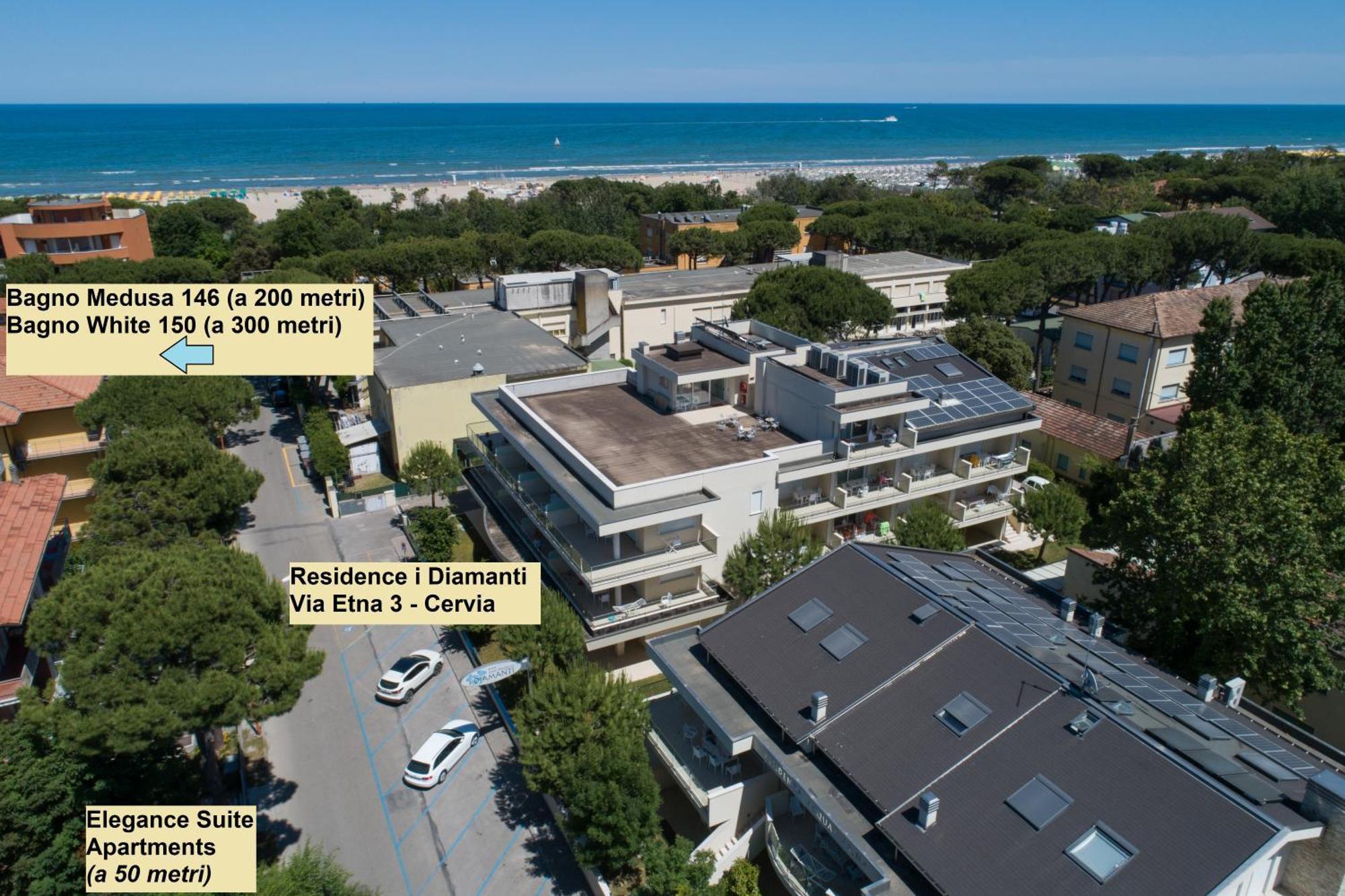 Residence I Diamanti Cervia Esterno foto